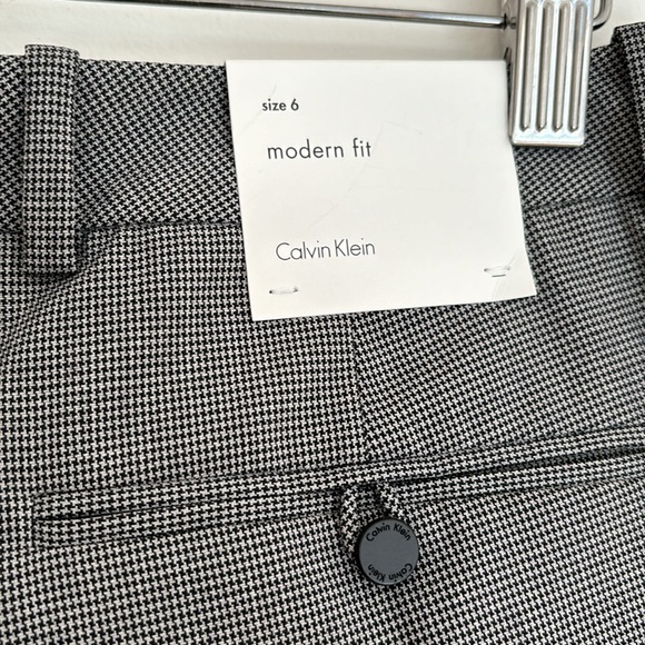 Calvin Klein Houndstooth Pants - Picture 5 of 6